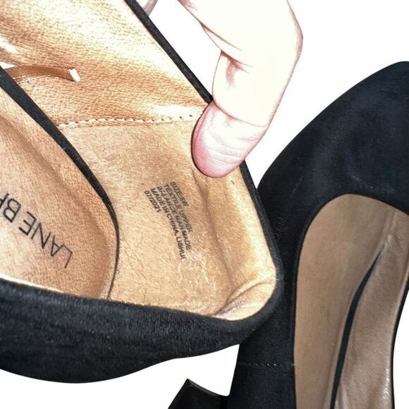 Lane Bryant Womens Size 8 Wide Closed Toe Low Heels Black Slip On - Picture 5 of 8